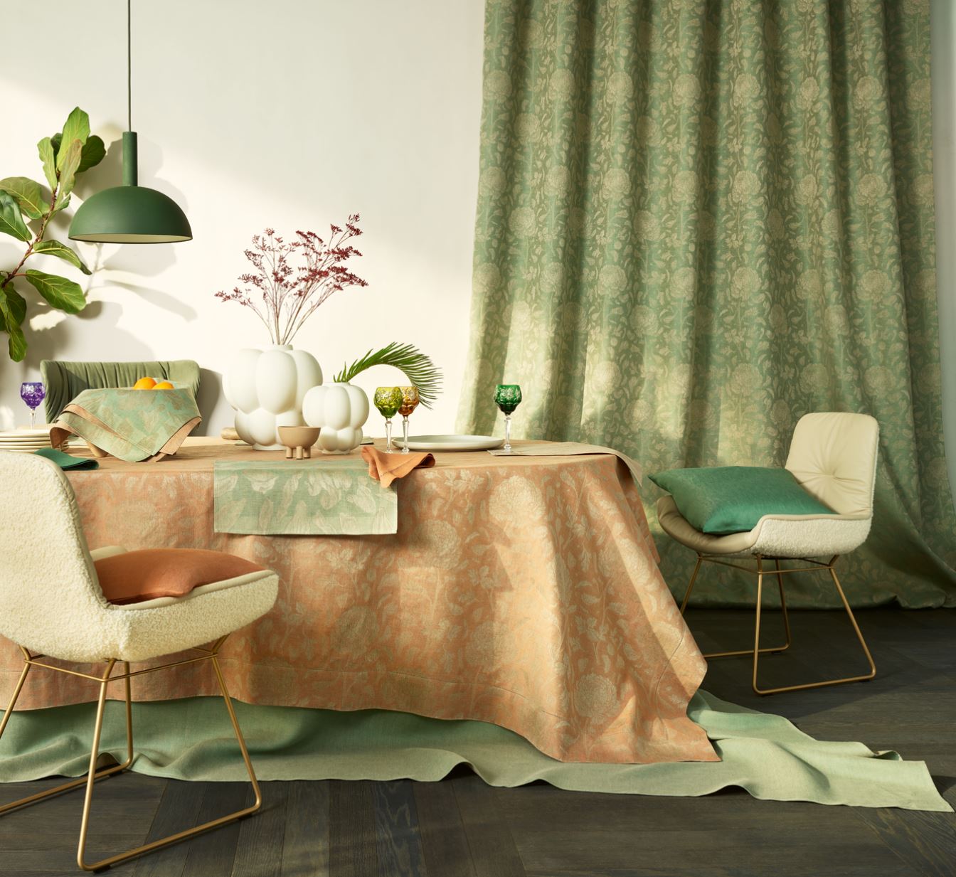 SETA Artificiale Peonia PONGEE 2 Testa Stelo 90 cm 4 COLORI