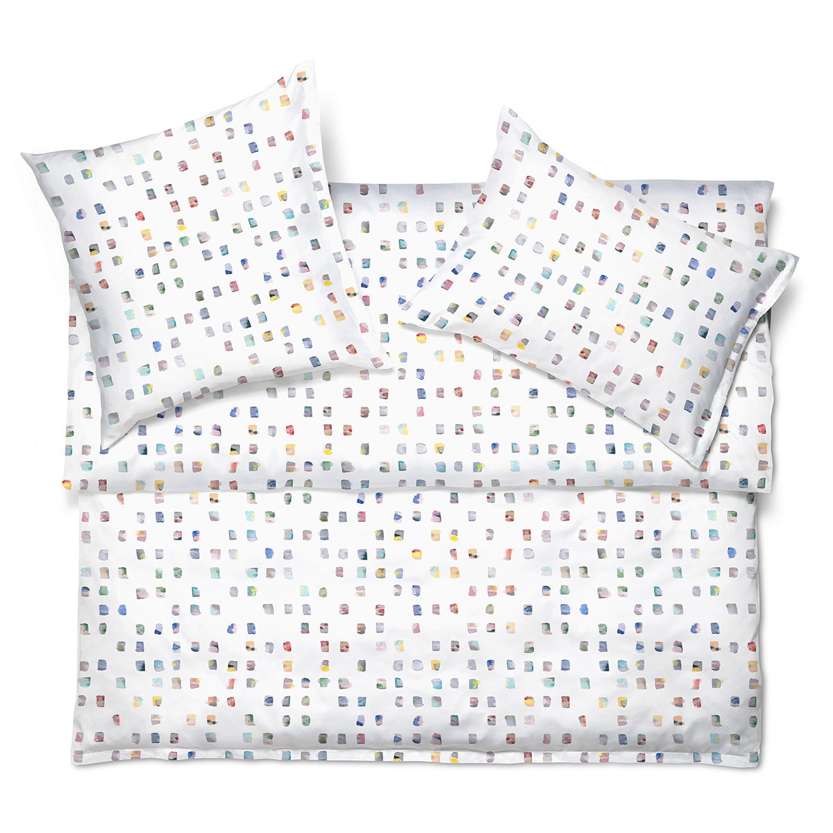 Colorful Geometric Duvet Covers & Bedding - Schlossberg Lennon Blanc