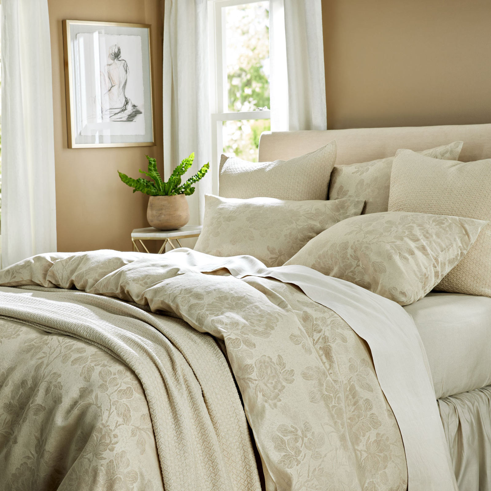 SDH The Purists Josephine - Natural Linen Cotton Bedding