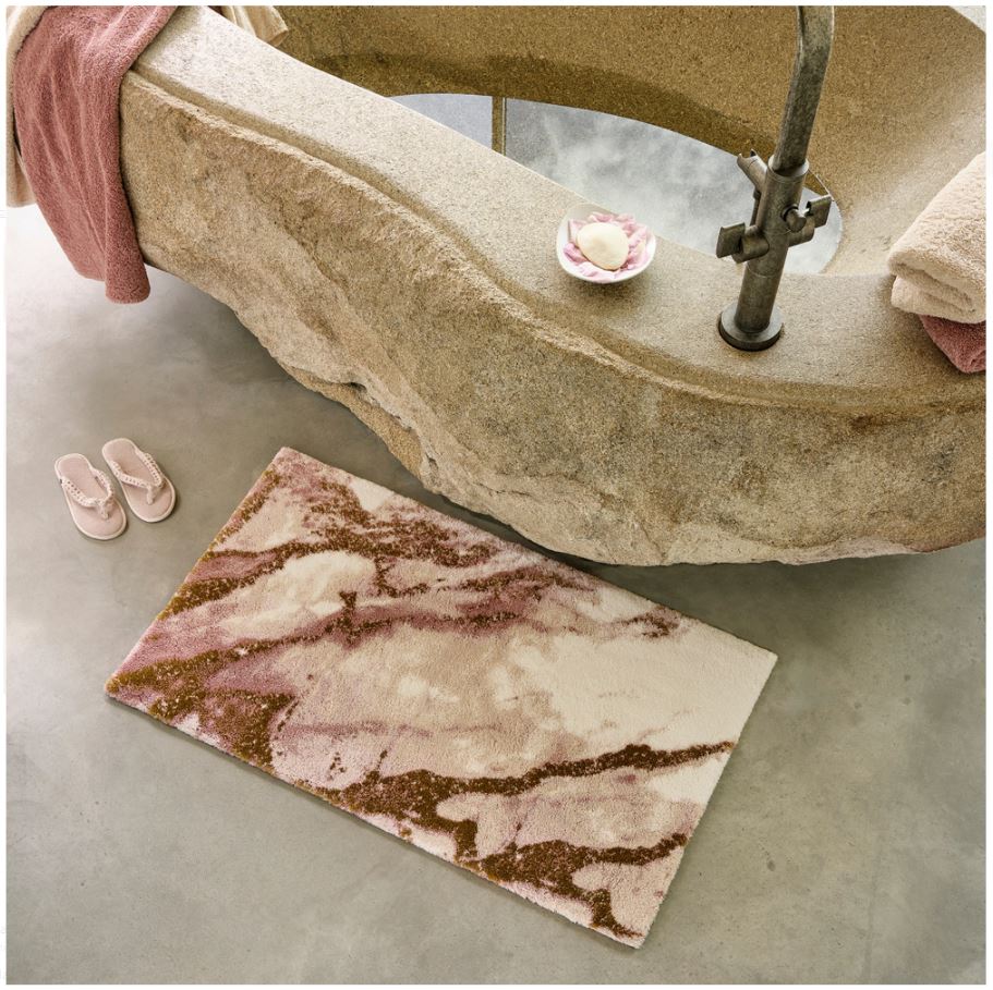 Abyss Habidecor Rosy Bath Rug J Brulee