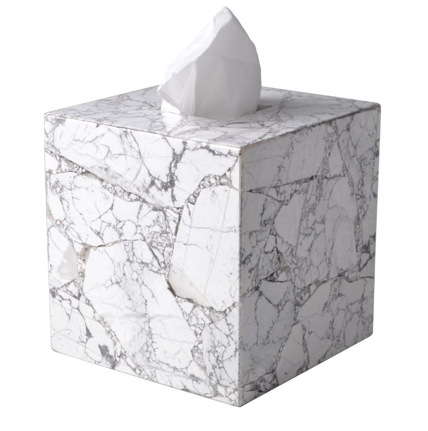 Mike + Ally Taj Howlite Stone Bath Furnishings