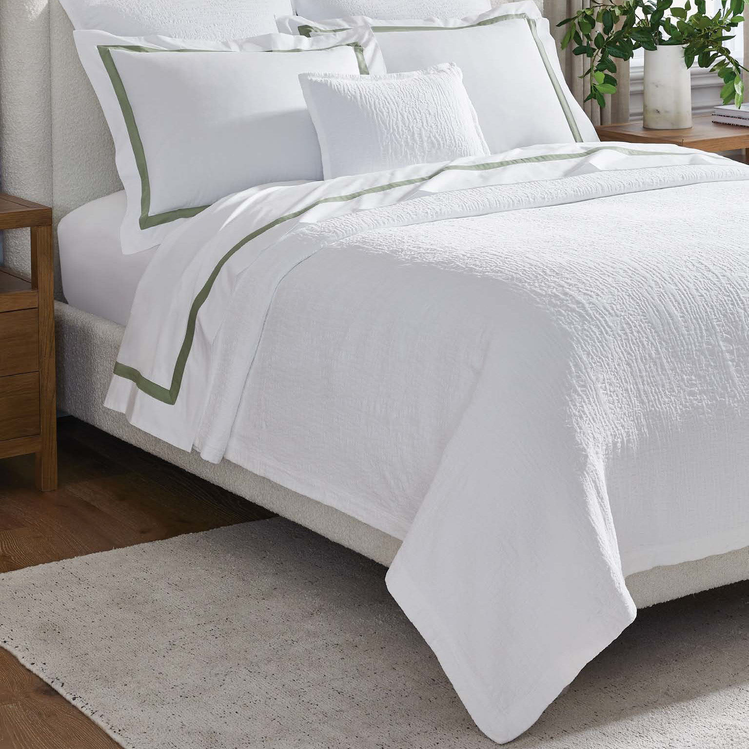 Sferra Sabino Collection - Stonewashed Cotton Bedding