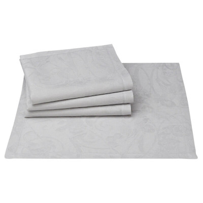 Le Jacquard Francais Tivoli Pearl Floral Table Linens