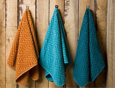 Abyss Montana Towels - Colorful Zig Zag Chevron