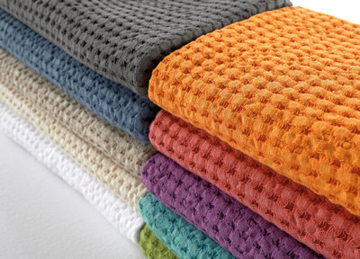 Abyss Pousada Waffle Towels, Giza 70 Egyptian Cotton, 10 Colors