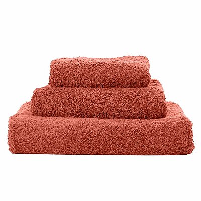 Abyss Super Pile Towels Terracotta Red Color 685