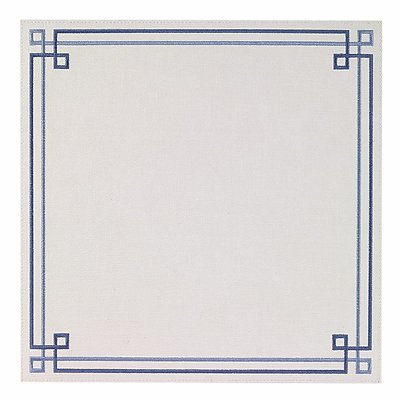 Bodrum Link Blue Square Easy Care Placemats - Set of 4