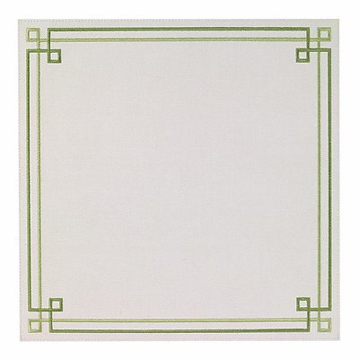 Bodrum Link Green Square Easy Care Placemats - Set of 4