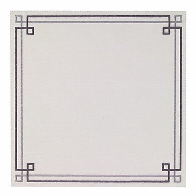 Bodrum Link Grey Square Easy Care Placemats - Set of 4