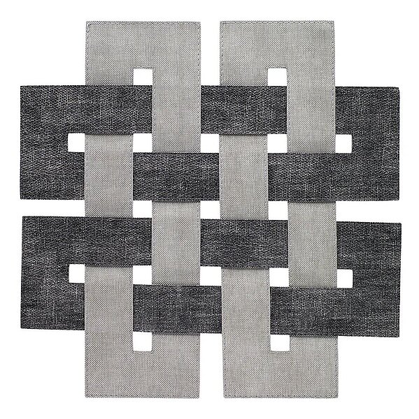 Bodrum Celtic Smoke and Grey Easy Care Place Mats - Set of 4