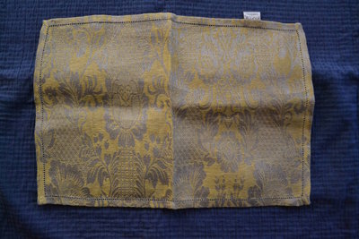 Set of 6 Tessitura Pardi Golden Yellow Italian Linen Placemats