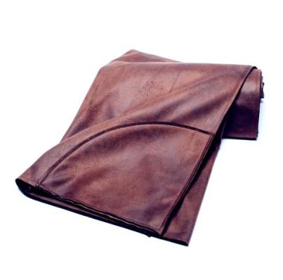 Diablo Faux Leather Rustic Southwestern Throw Blankets by Daniel Stuart Studios 