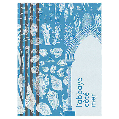 Le Jacquard Francais Abbaye Mer Cotton Tea Towel Blue