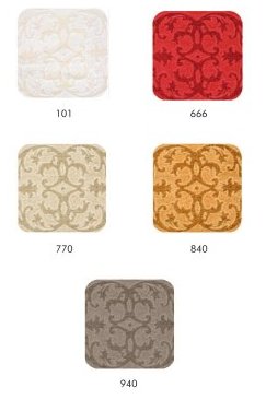 Abyss Barocco Towels. Scroll Pattern Towels by Abyss, 5 Colors