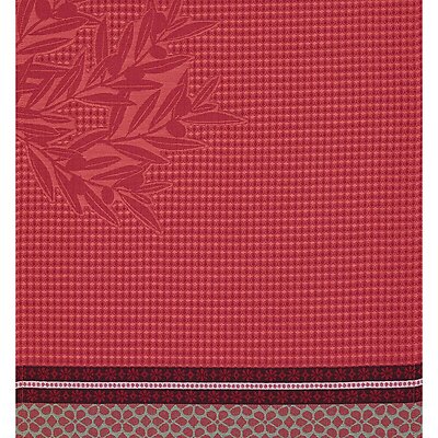 Le Jacquard Francais Alpilles Red Cotton Hand Towel