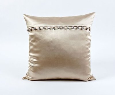 Ann Gish Tiny Crystals Charmeuse Silk Pillows & Shams