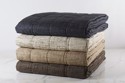 Ann Gish Wild Raw Silk Coverlets, Pillows & Bedding