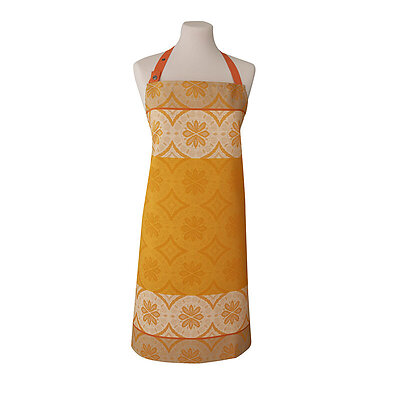 Le Jacquard Francais Arriere-Pays Orange Cotton Apron