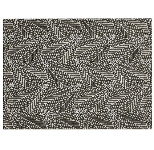 Le Jacquard Francais Feuilles Khaki Coated Placemats, Set of 4