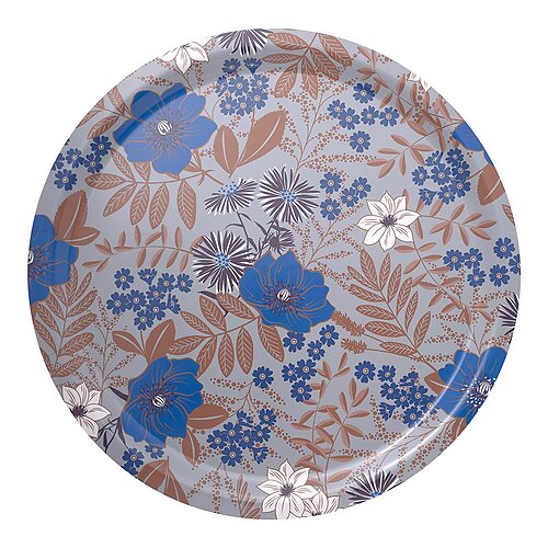 Le Jacquard Francais Cottage Blue Round Tray
