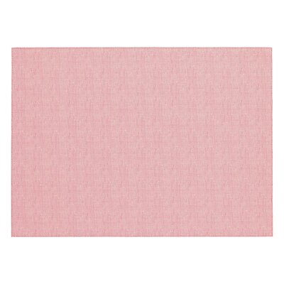 Bodrum Pronto Rose Pink Rectangle Easy Care Placemats - Set of 4