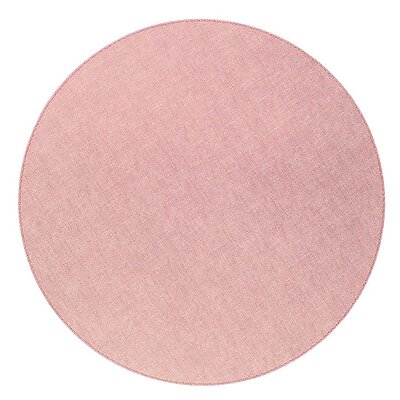 Bodrum Pronto Rose Pink Round Easy Care Placemats - Set of 4