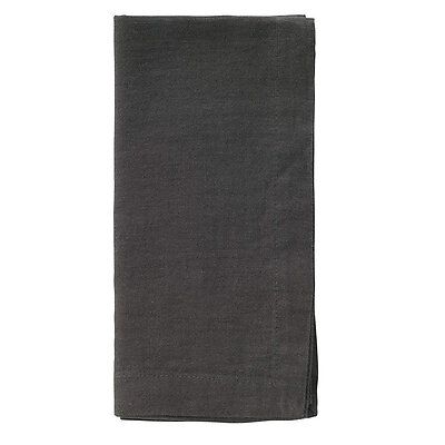 Bodrum Amalfi Charcoal Grey Stonewashed Napkins - Set of 4