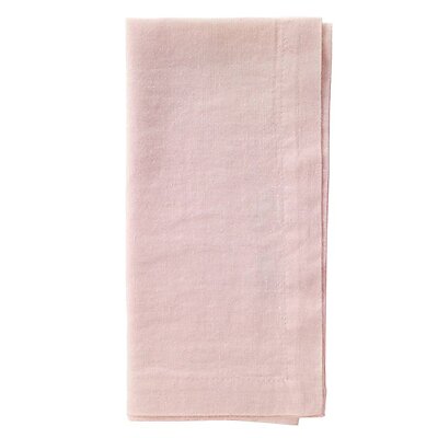 Bodrum Amalfi Dusty Rose Pink Stonewashed Napkins - Set of 4