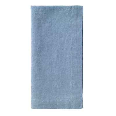 Bodrum Amalfi Iceberg Blue Stonewashed Napkins - Set of 4