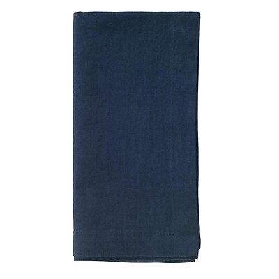 Bodrum Amalfi Navy Blue Stonewashed Napkins - Set of 4