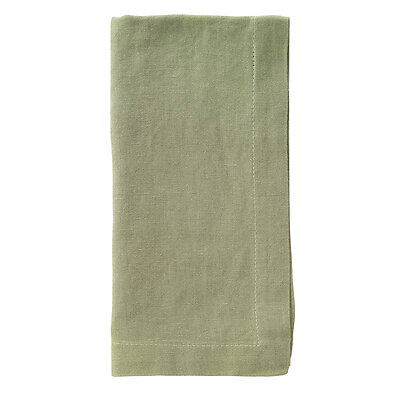 Bodrum Amalfi Willow Green Stonewashed Napkins - Set of 4