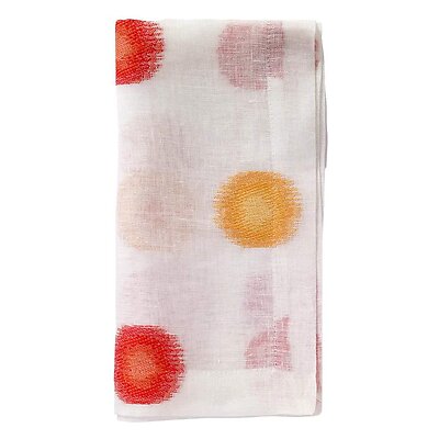 Bodrum Confetti Red Marigold Napkins - Set of 4