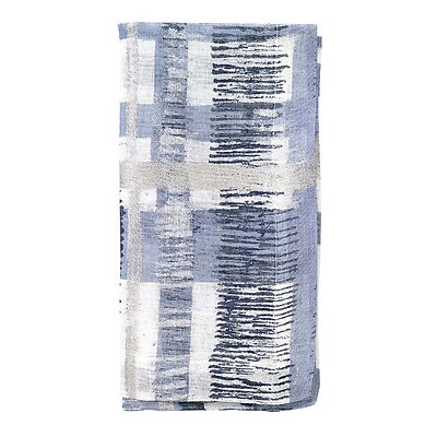 Bodrum Contempo Ice Blue Graphic Napkins - Set of 4