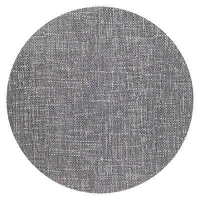 Bodrum Echo Charcoal Gray Round Easy Care Placemats - Set of 4