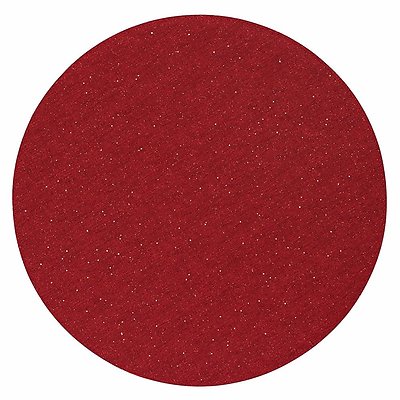 Bodrum Gem Ruby Red Round Easy Care Place Mats - Set of 4