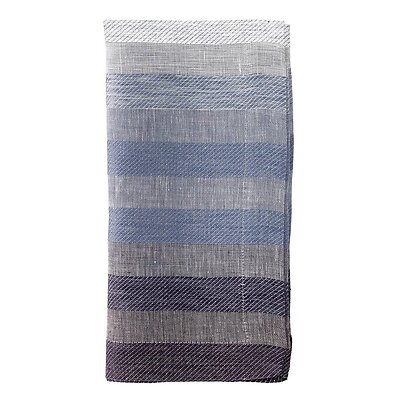 Bodrum Gradient Stripe Navy Napkins - Set of 4