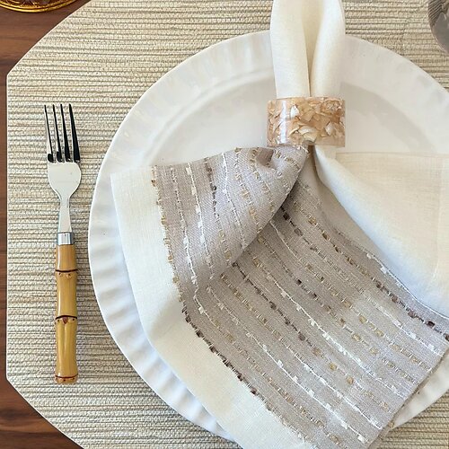 Bodrum Grasscloth Easy Care Placemats
