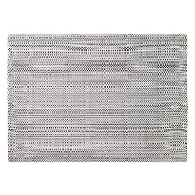 Bodrum Grid Pebble Gray Outdoor Placemats - Set of 4