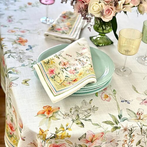 Bodrum Lily Garden Table Linens