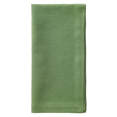 Bodrum Mykonos Palm Green Stonewashed Napkins - Set of 4