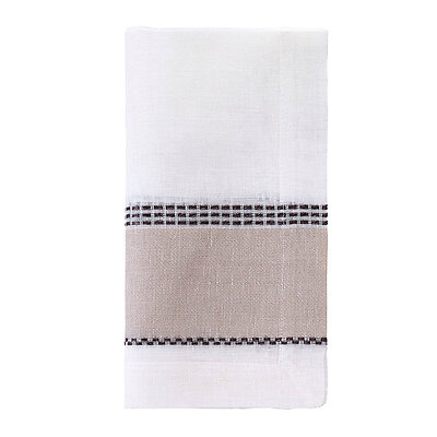 Bodrum Nashville Natural Linen Napkins - Set of 4