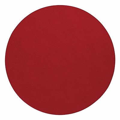 Bodrum Presto Red Round Easy Care Placemats - Set of 4