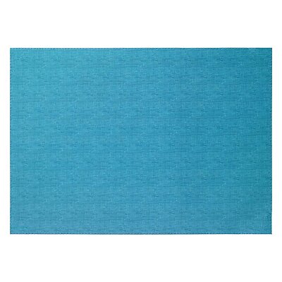 Bodrum Pronto Turquoise Blue Rectangle Easy Care Placemats - Set of 4