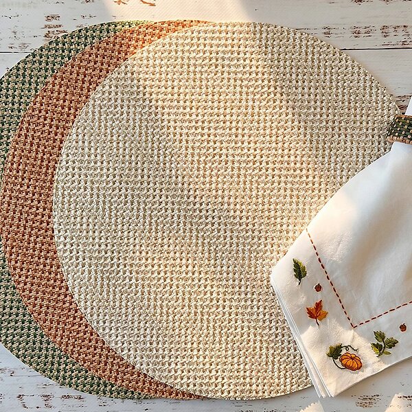 Bodrum Rattan Placemats - Set of 4