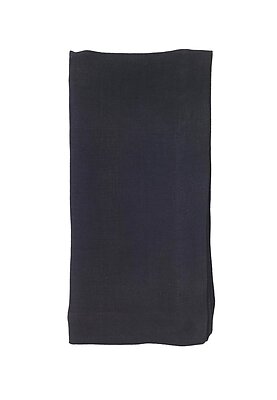 Bodrum Riviera Black Stonewashed Linen Napkins - Set of 4