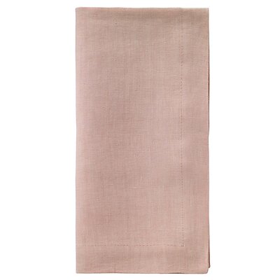 Bodrum Riviera Dusty Rose Pink Stonewashed Linen Napkins - Set of 4