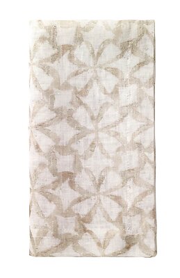 Bodrum Shamrock Champagne Linen Napkins - Set of 4