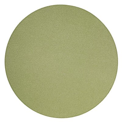 Bodrum Skate Willow Green Round Easy Care Placemats - Set of 4