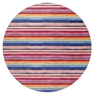 Bodrum Spectrum Rainbow Round Easy Care Placemats - Set of 4