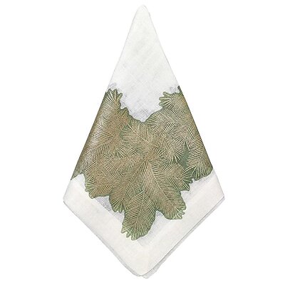 Bodrum Spruce Forest Linen Napkins - Set of 4